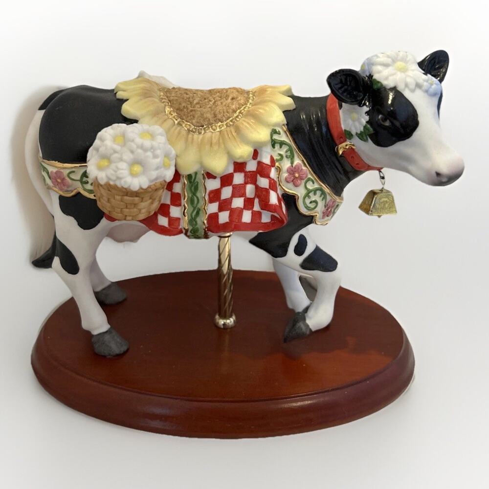 RARE VINTAGE LENOX THE CAROUSEL COW LIMITED FIRST QUALITY PORCELAIN